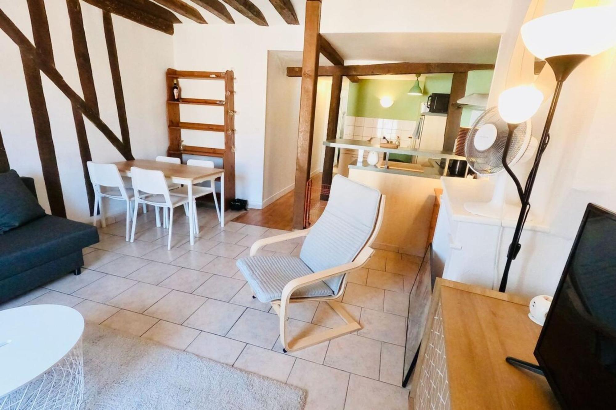 شقة Fontainebleau Rue Grande - Chez Alexis المظهر الخارجي الصورة